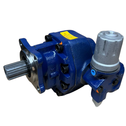 Bomba Hidráulica 1665400AN, DIN 5462 Euro 8 estrias, sentido horário, 90cc e 175 bar. Ideal para basculantes 2/3 eixos com acionamento pneumático 2P/3V.