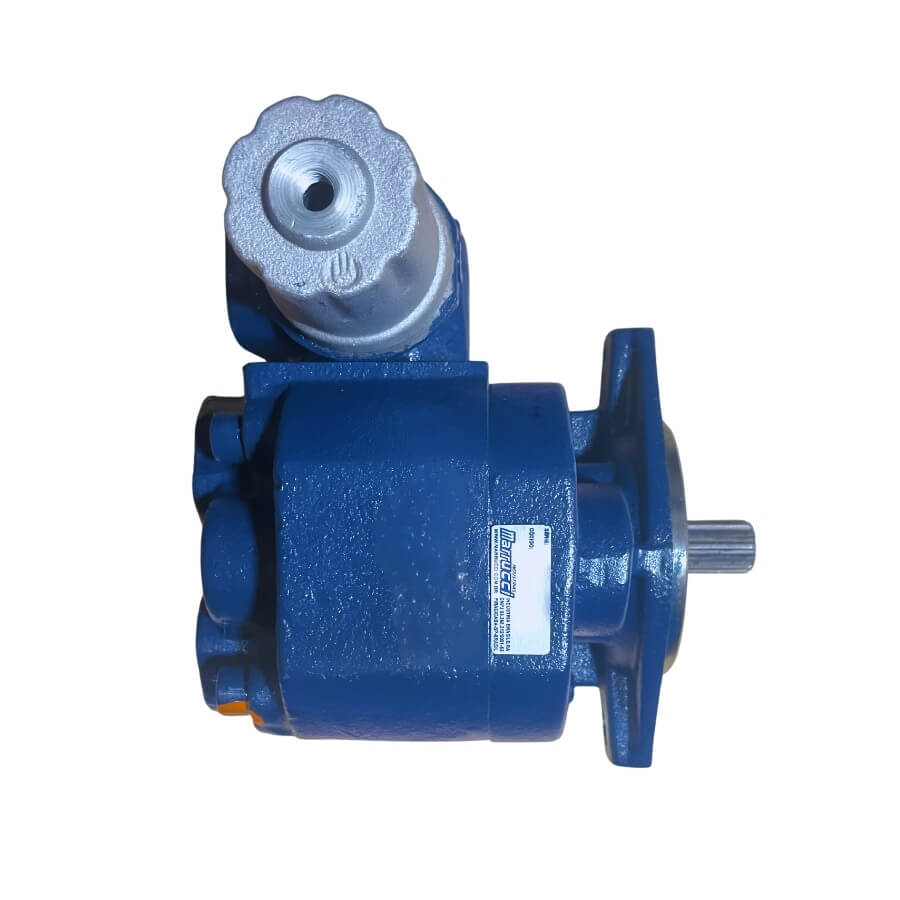 1667600 MARRUCCI (2) Bomba Hidráulica Basculante Pneumática 3P/3V Marrucci BHM 1667600. Alto desempenho, durabilidade e precisão para sistemas de basculamento.